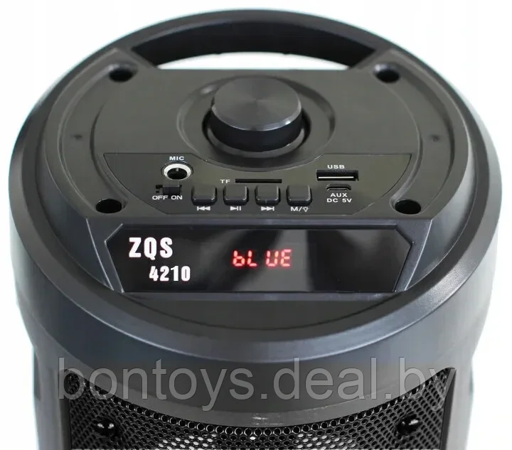 Портативная колонка Bluetooth BT Speaker ZQS-4210 c LED подсветкой - фото 4 - id-p205709148
