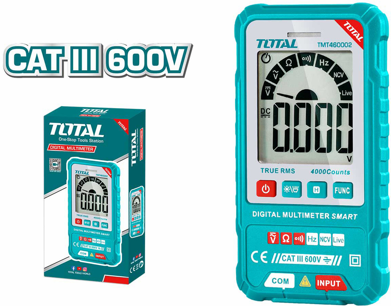 Мультиметр цифровой TOTAL TMT460002