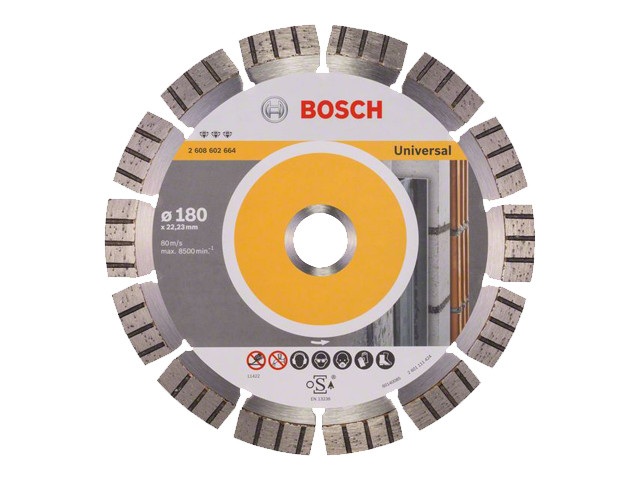 Алмазный круг Bosch 180х22 универсальный (2608600351) - фото 1 - id-p205711755