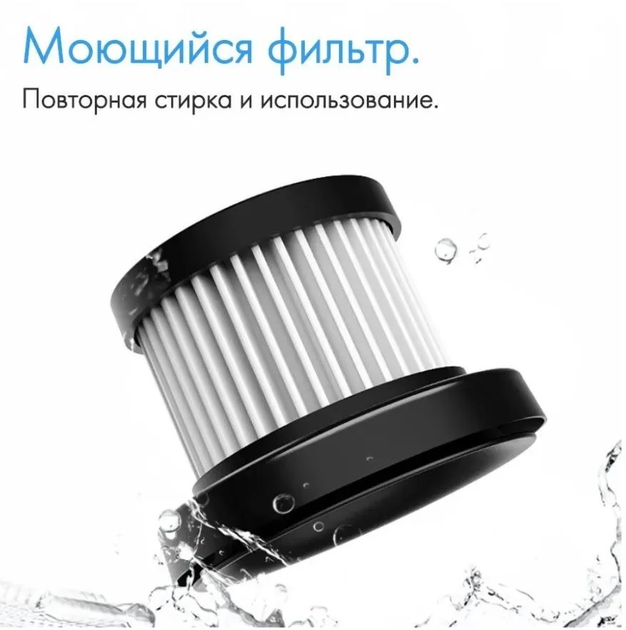 Портативный вакуумный пылесос Portable Vacuum Cleaner USB A8 (три насадки) Черный - фото 7 - id-p205715421