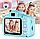 Детский цифровой мини фотоаппарат Summer Vacation (фото, видео, 5 встроенных игр). Дефект коробки Голубой, фото 10