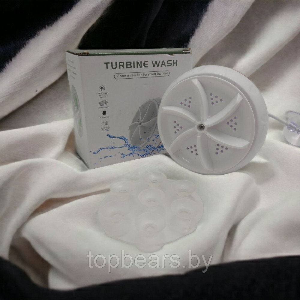 Ультразвуковая мини-стиральная машина USB Turbine Wash - фото 6 - id-p205715531
