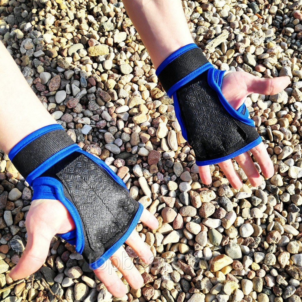 Перчатки для фитнеса Training gloves 1 пара / Профессиональные тренировочные перчатки для тяжелой атлетики с - фото 6 - id-p205715551