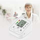 Автоматический электронный тонометрElectronicBlood pressure monitor  с индикатором уровня аритмии, фото 7