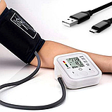 Автоматический электронный тонометрElectronicBlood pressure monitor  с индикатором уровня аритмии, фото 10