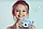 Детский фотоаппарат Childrens Fun Camera /  Мини-видеокамера / 5 встроенных игр для детей Голубой смайлик, фото 2