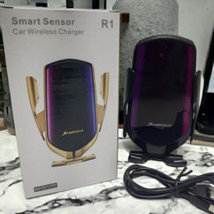 Беспроводная зарядка  держатель для смартфона Smart Sensor S5 Черный