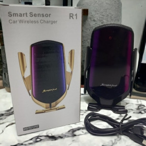 Беспроводная зарядка держатель для смартфона Smart Sensor S5 Черный - фото 1 - id-p109389746