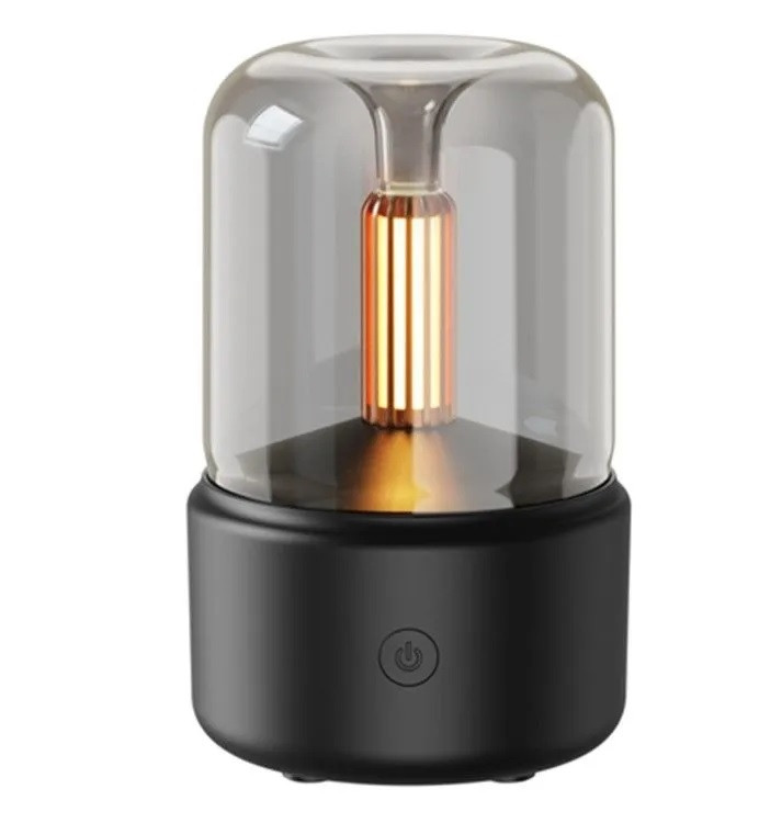 Портативный светодиодный аромадиффузор - ночник Пламя свечи (увлажнитель воздуха ароматический) USB DQ702 - фото 4 - id-p205715769