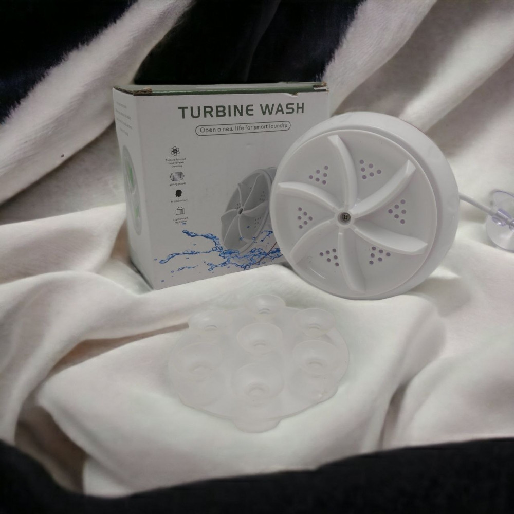 Ультразвуковая мини-стиральная машина USB Turbine Wash - фото 6 - id-p205715861