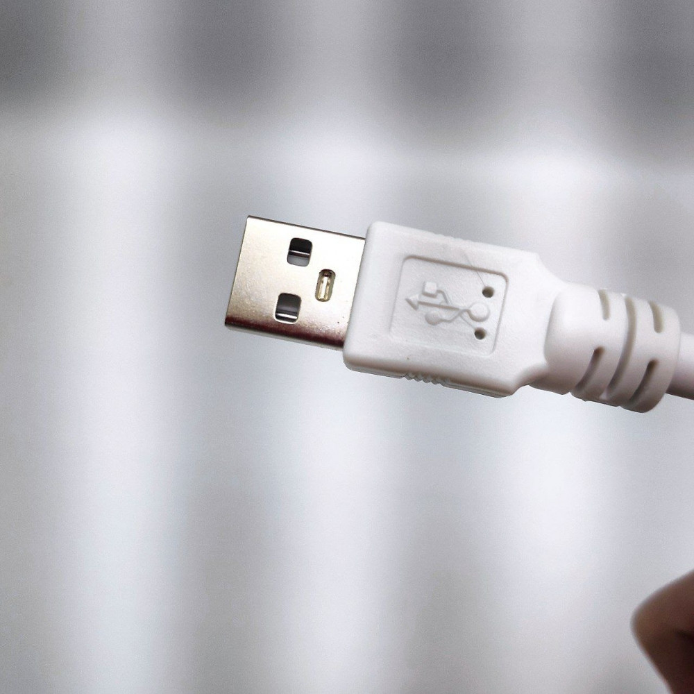 Портативный светодиодный USB светильник на гибком шнуре 29 см. / Гибкая лампа Белый - фото 4 - id-p205715876