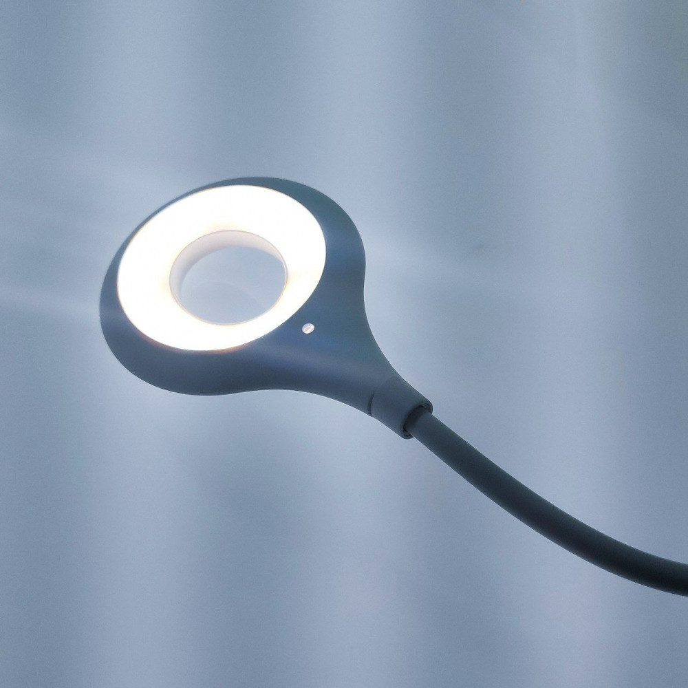 Портативный светодиодный USB светильник на гибком шнуре 29 см. / Гибкая лампа Белый - фото 7 - id-p205715876