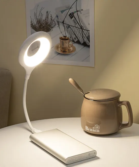 Портативный светодиодный USB светильник на гибком шнуре 29 см. / Гибкая лампа Белый - фото 8 - id-p205715876