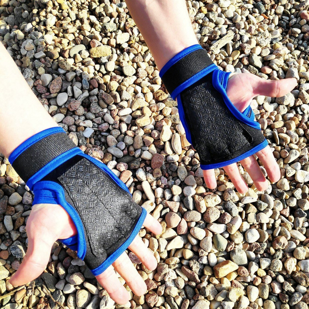 Перчатки для фитнеса Training gloves 1 пара / Профессиональные тренировочные перчатки для тяжелой атлетики с - фото 6 - id-p205715881
