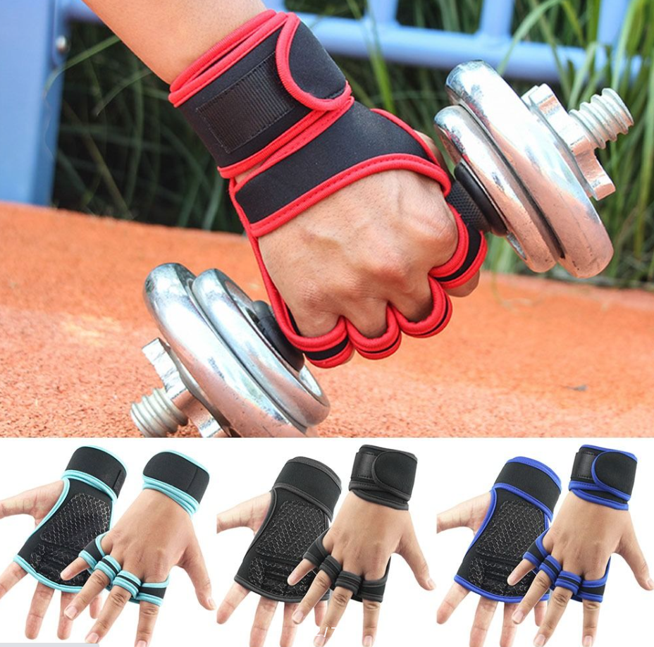 Перчатки для фитнеса Training gloves 1 пара / Профессиональные тренировочные перчатки для тяжелой атлетики с - фото 7 - id-p205715881