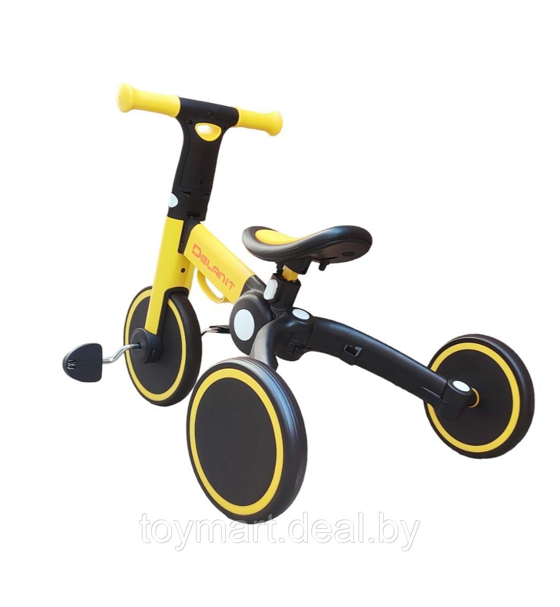 Беговел-велосипед для детей 3 в 1 трансформер с педалями, Delanit, T-801 - фото 4 - id-p142589398