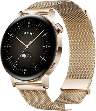 Умные часы Huawei Watch GT 3 Elegant 42 мм (с миланским ремешком), фото 2