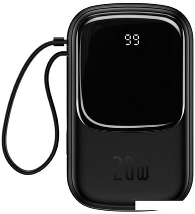 Внешний аккумулятор Baseus Qpow Pro Digital Display Fast Charge 10000mAh 20W (черный), фото 2