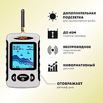 Эхолот для зимней и летней рыбалки с датчиком Lucky FFW718, фото 3
