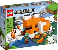 Конструктор Lego Minecraft Лисья хижина 21178