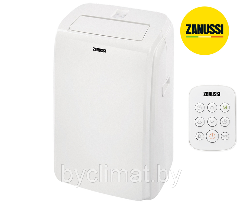 Мобильный кондиционер Zanussi Massimo Solar White ZACM-09 MSH/N1 - фото 1 - id-p205881385