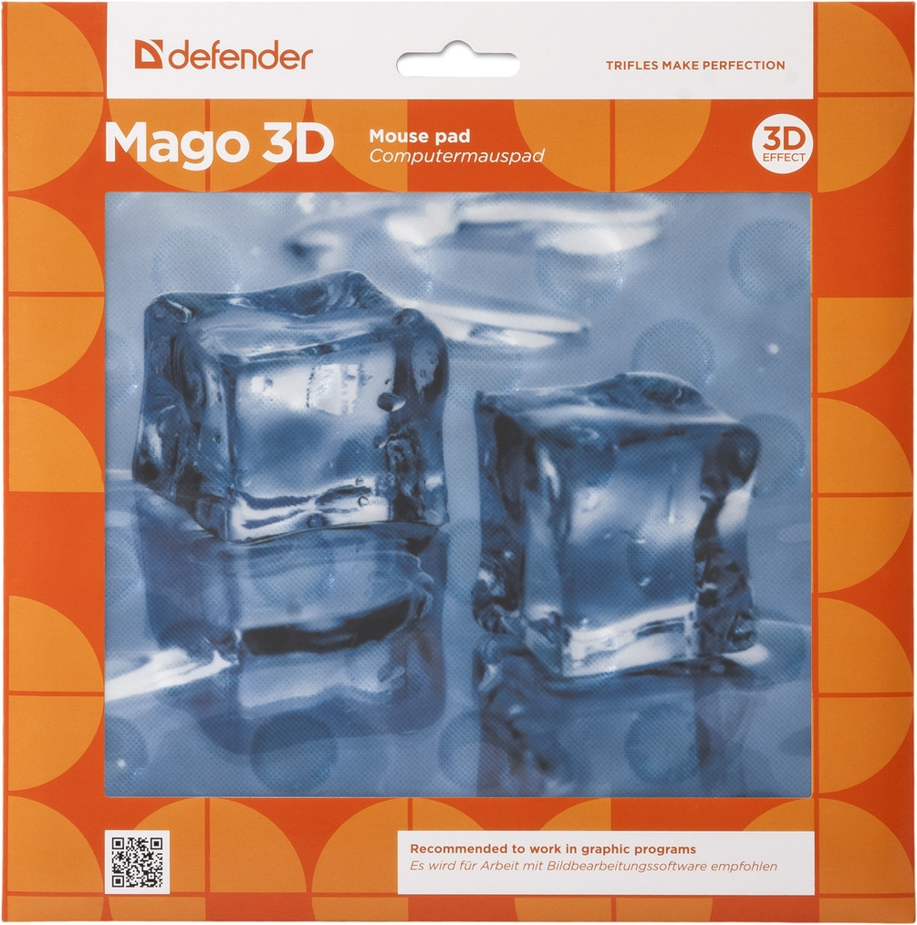 Коврик для компьютерной мыши Defender Mago 3D 210x200x3 мм - фото 2 - id-p28632764