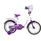 Детский велосипед Novatrack Butterfly 16 2023 167BUTTERFLY.WVL23 (белый/фиолетовый), фото 2