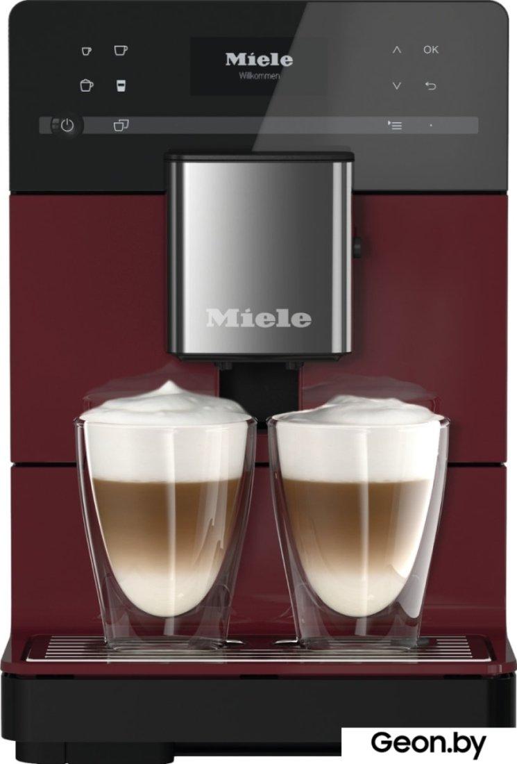 Эспрессо кофемашина Miele Silence CM 5310 (ежевичный красный)