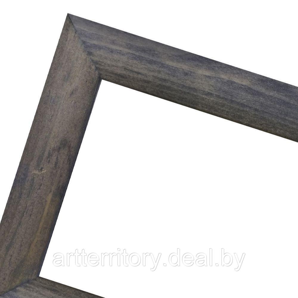 Рамка деревянная со стеклом 30х40 Д25К/1835 (темно-серая) - фото 2 - id-p205917658