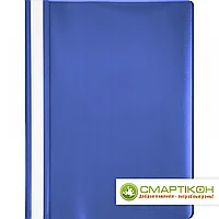 Папка-скоросшиватель пластик A4, синий, Attache, РОССИЯ