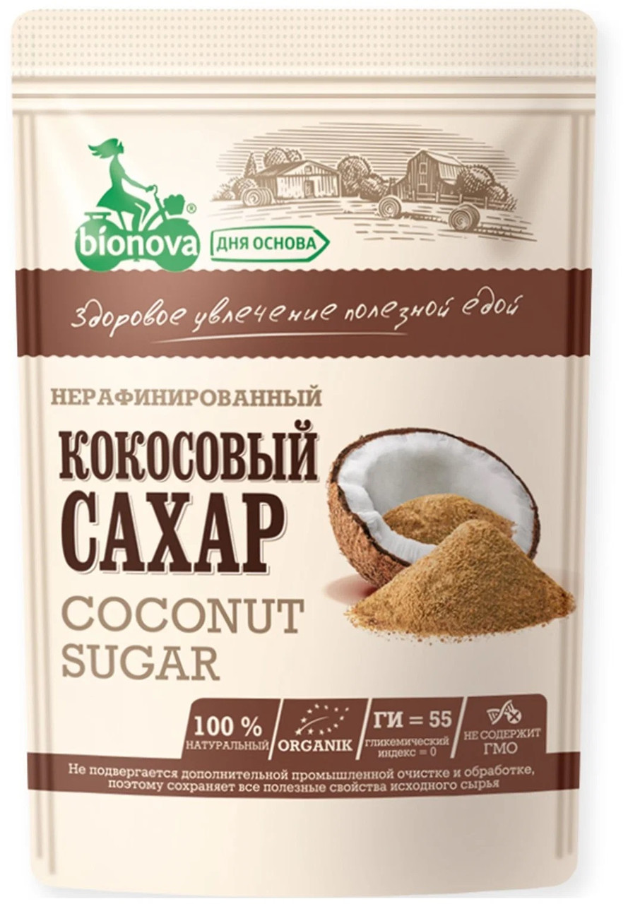 Кокосовый сахар Bionova органический, 200 гр (Индонезия)