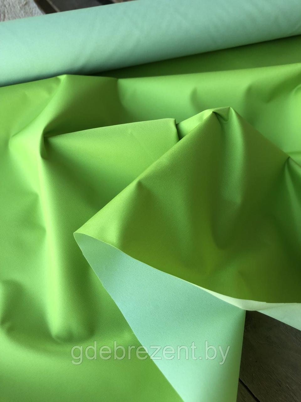 Ткань Дюспо 240Т (милки) - зел.лайм