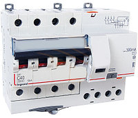 Дифавтомат DX3 3P+N C50 30мА 6кА LEGRAND тип AC 7M электромеханический дифференциальный автомат 411191
