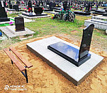 БЮДЖЕТНЫЙ ВАРИАНТ ОДИНОЧНОГО ГРАНИТНОГО ПАМЯТНИКА, фото 3
