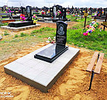 БЮДЖЕТНЫЙ ВАРИАНТ ОДИНОЧНОГО ГРАНИТНОГО ПАМЯТНИКА, фото 2