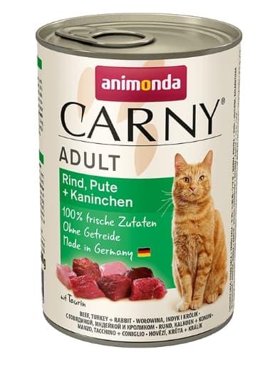 Консервы для кошек Animonda CARNY Adult индейка, кролик 400 гр (83725) - фото 1 - id-p205922051