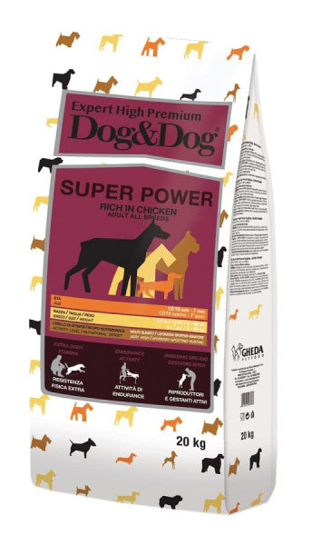 Сухой корм для собак Dog&Dog Expert High Premium Super Power 20 кг - фото 1 - id-p205922148