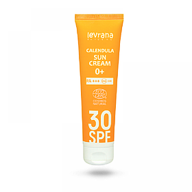 Солнцезащитный крем для лица «Календула» SPF30, Levrana, 100 мл