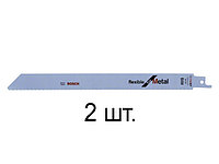 Пилка сабельная по металлу S1122EF (2 шт.) BOSCH (пропил прямой, тонкий, для подгоночных пропилов)