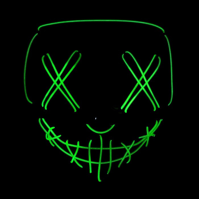 Карнавальная маска «Гай Фокс», световая - фото 4 - id-p205927098