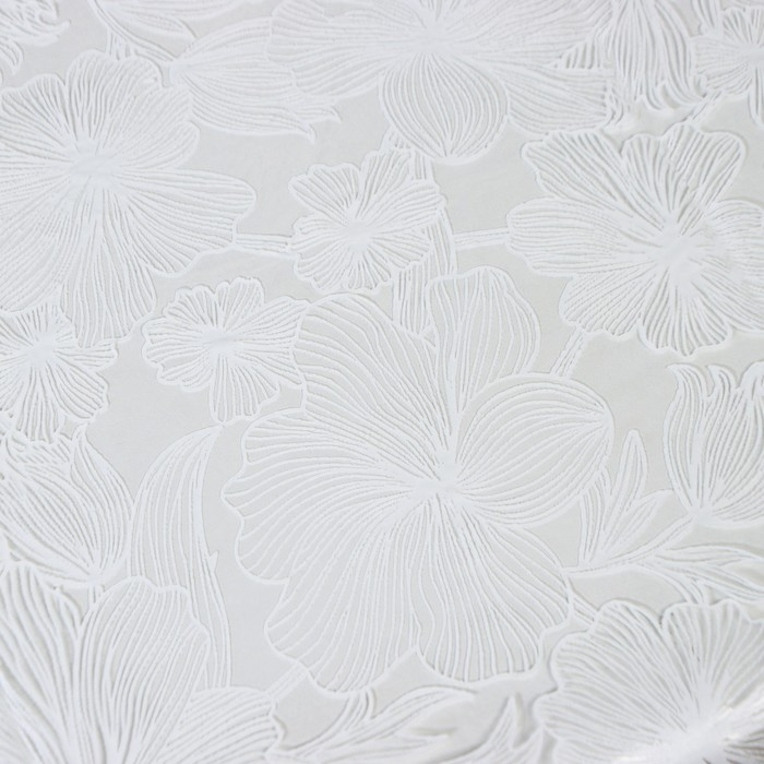 Скатерть «Гибискус», 132×180 см, цвет белый - фото 3 - id-p205927449
