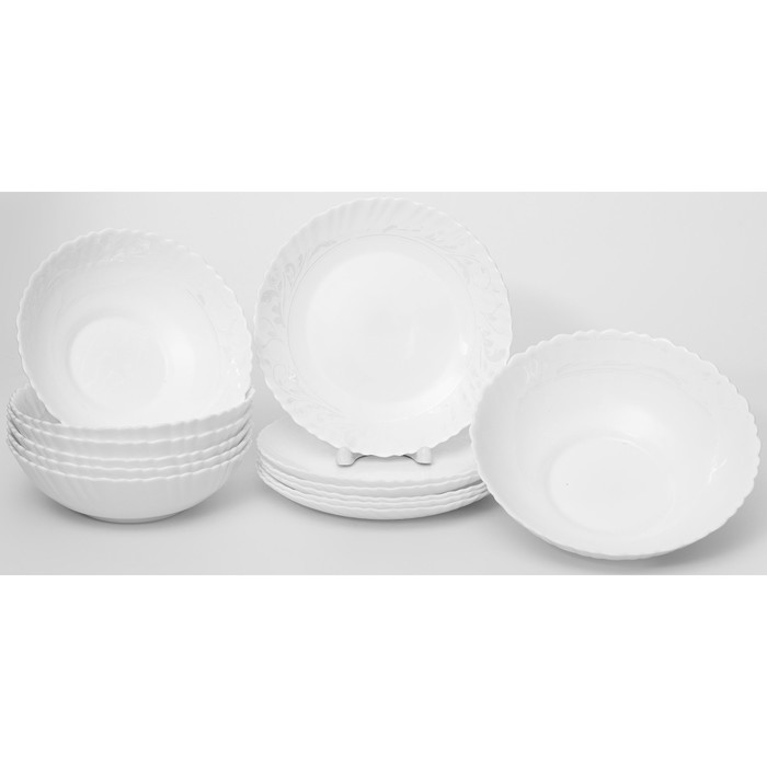 Набор посуды Olaff «Утренний барокко», 13 предметов - фото 1 - id-p205927964