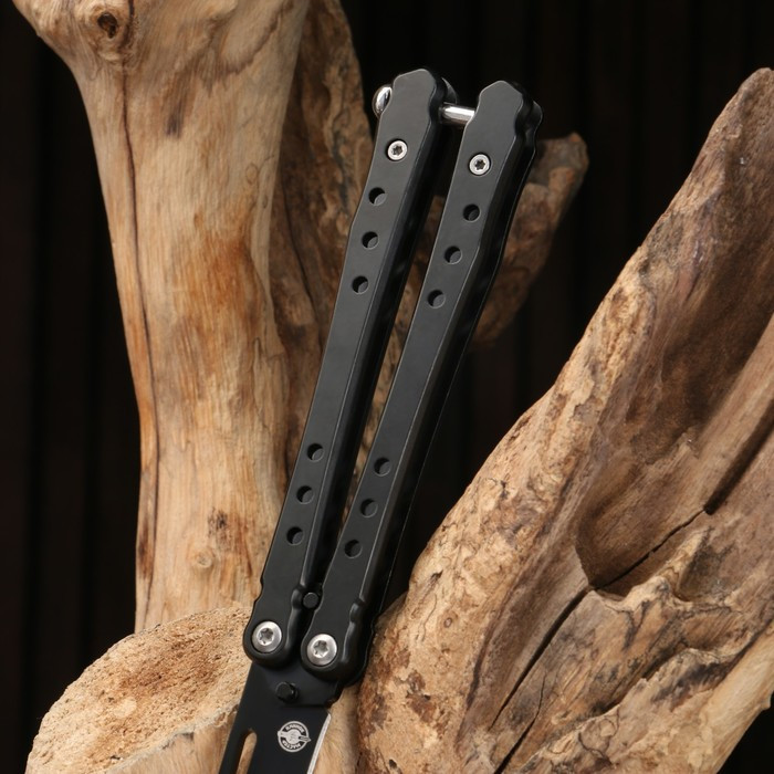 Нож-бабочка "Аскет" сталь - 420, рукоять - сталь, 20 см - фото 4 - id-p205928844