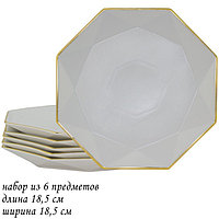 Набор тарелок Lenardi, 6 предметов, d=18.5 см