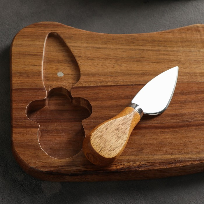 Набор для подачи сыра Magistro Shape, нож, доска - фото 2 - id-p205929651