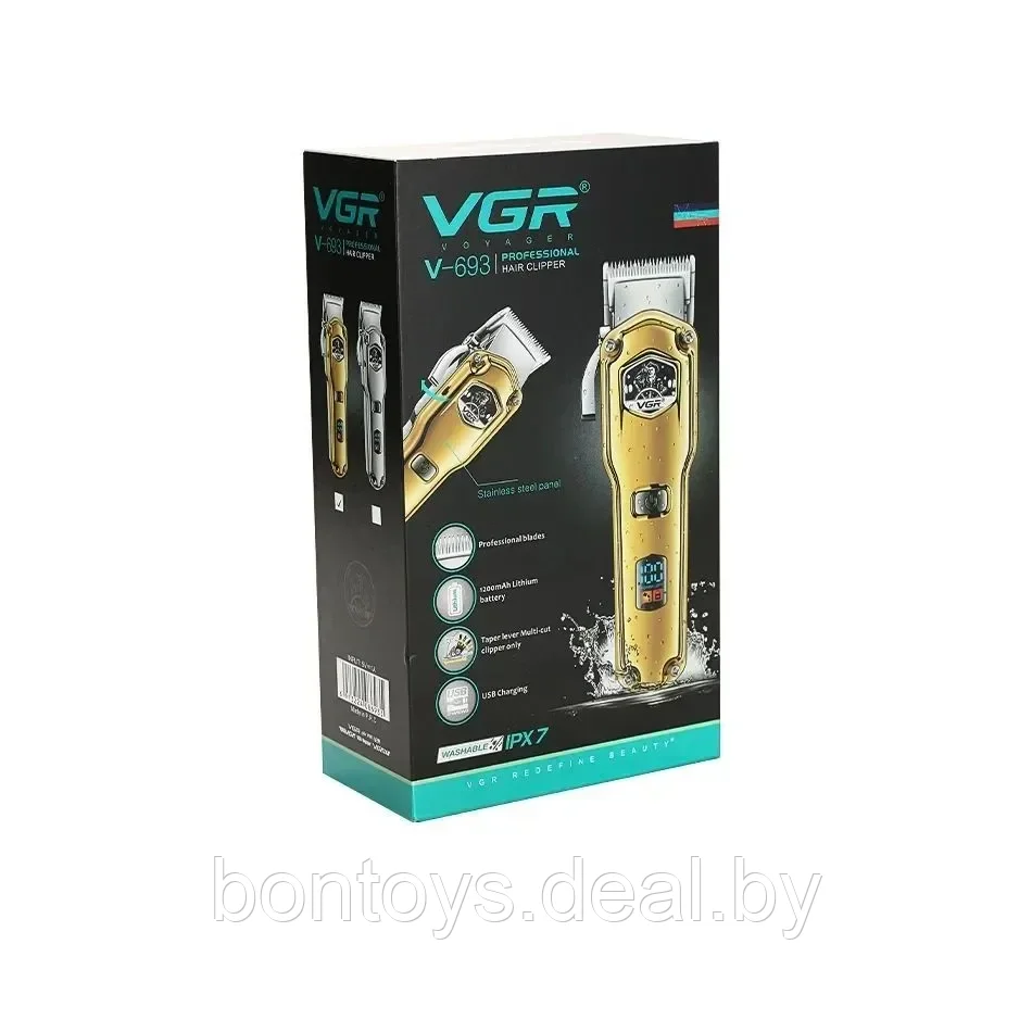 Машинка для стрижки волос, бороды VGR V-693 - фото 3 - id-p205931259