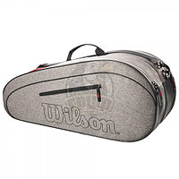 Чехол-сумка Wilson Team на 6 ракеток (серый) (арт. WR8022601001)