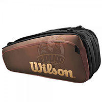 Чехол-сумка Wilson Super Tour Pro Staff V14.0 на 9 ракеток (коричневый) (арт. WR8024501001)