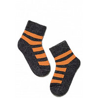 Носки детские Conte-Kids Sof-Tiki р-р 8 210 темно-серый-оранжевый