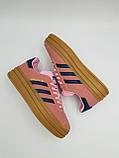 Кеды женские Adidas Gazelle Bold / подростковые, фото 2